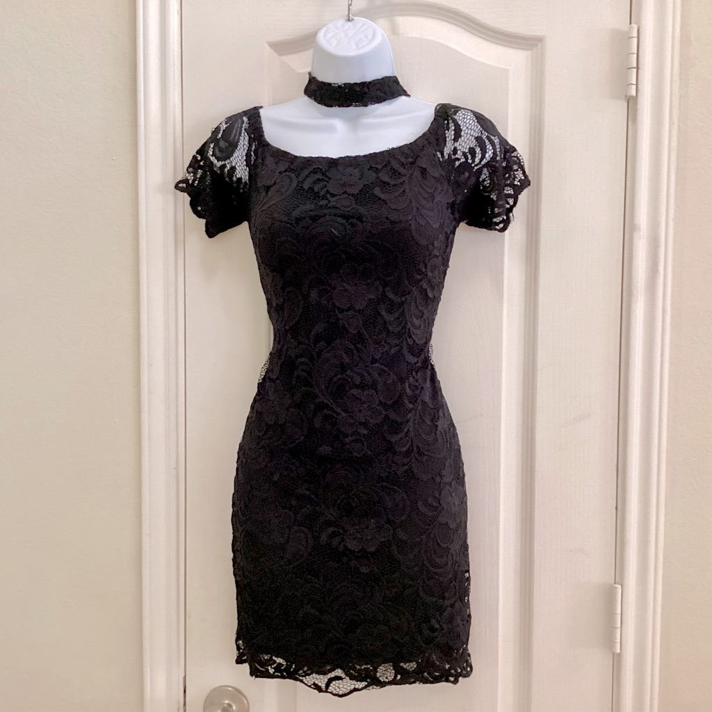 Ambiance Black Lace Dress